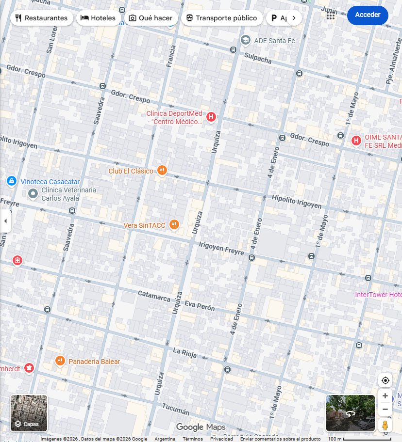 Ubicación Francia 1172, Santa Fe