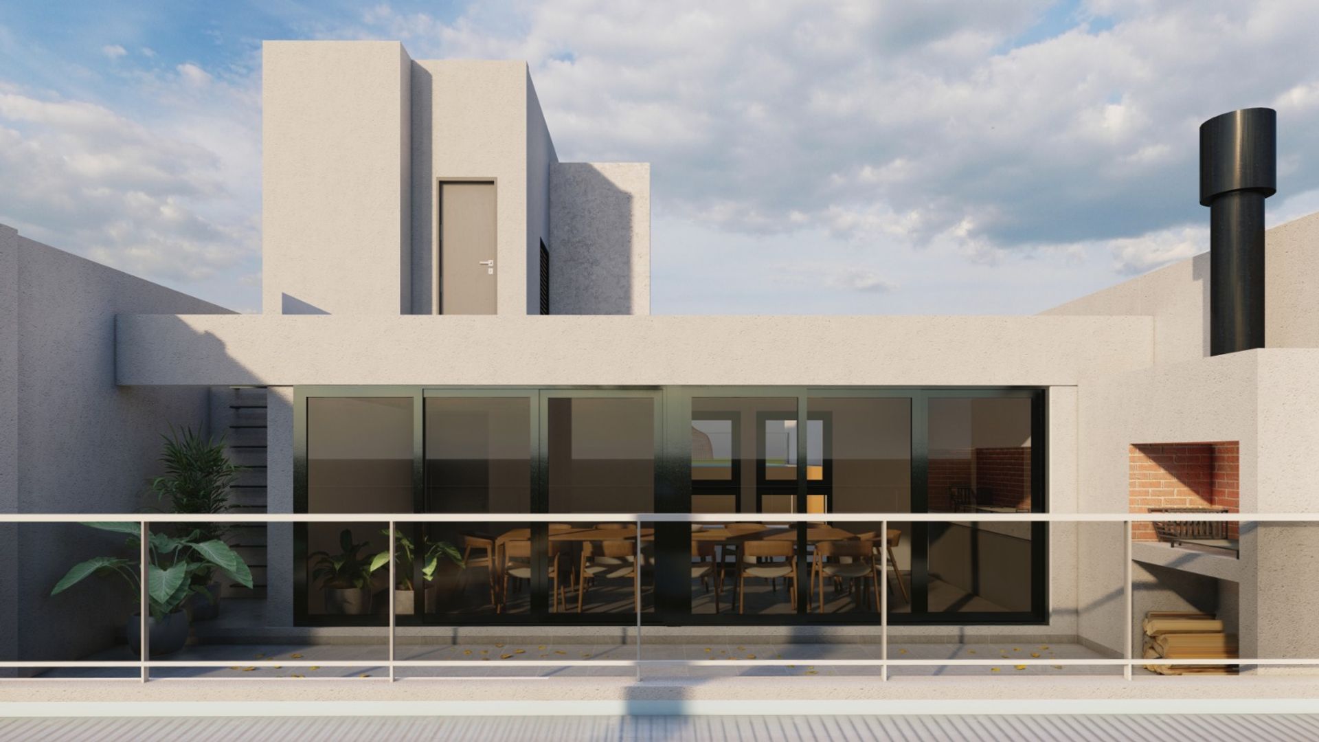 Render Balcón Premium