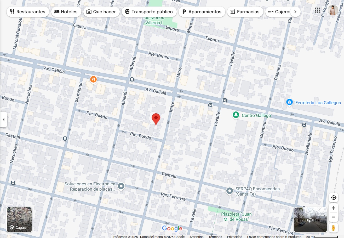 Ubicación Mitre 6767, Santa Fe