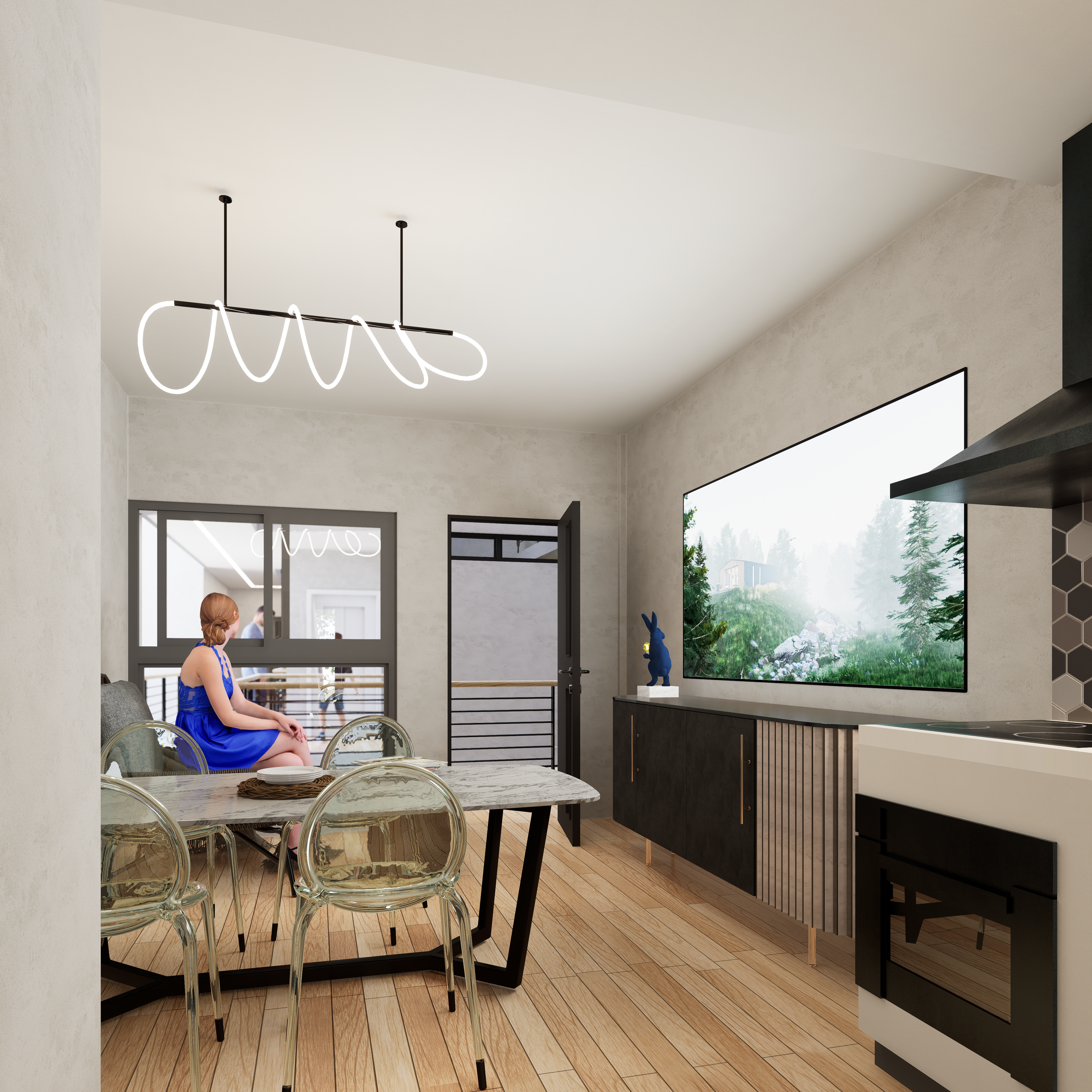 Render Interior Moderno