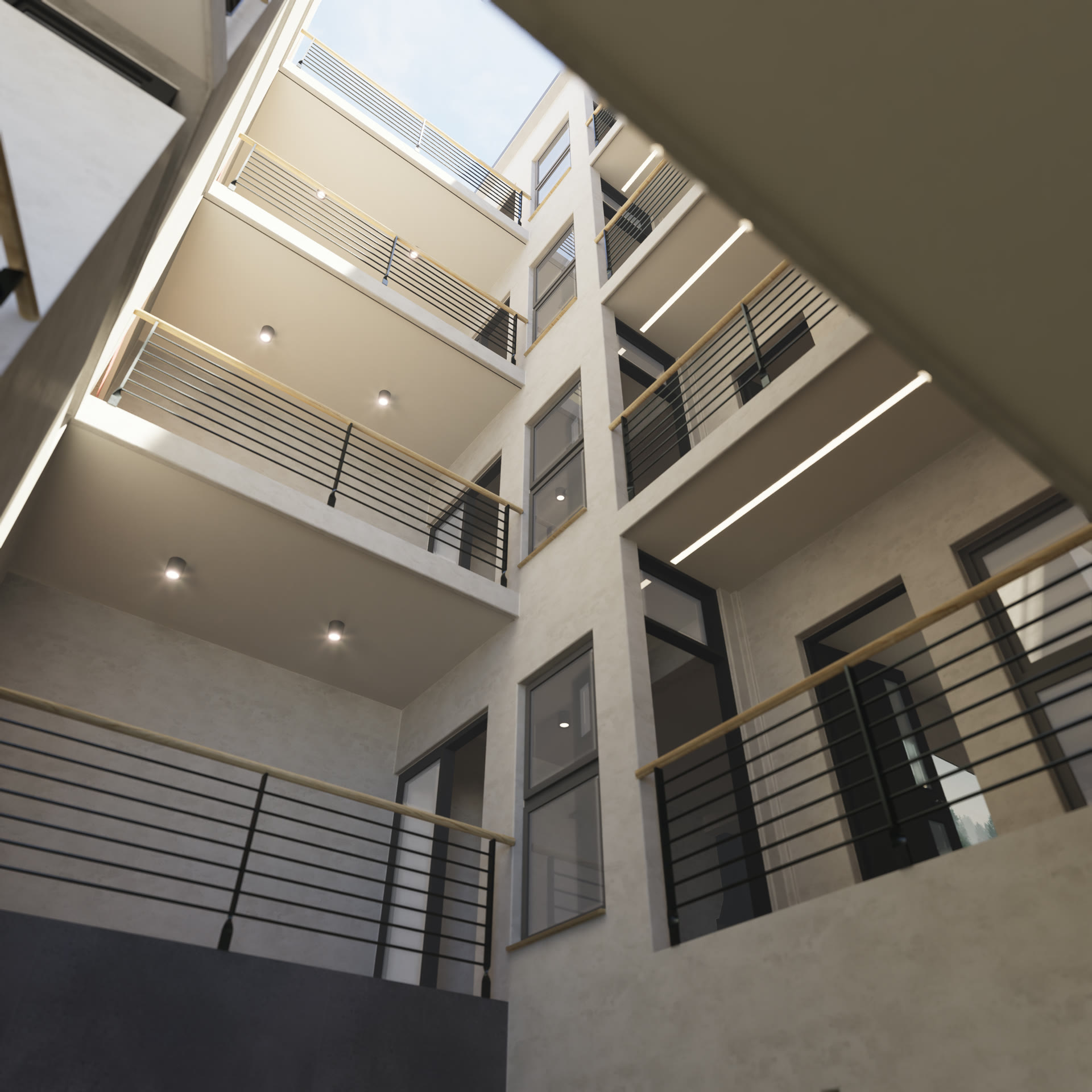 Render Balcón Premium