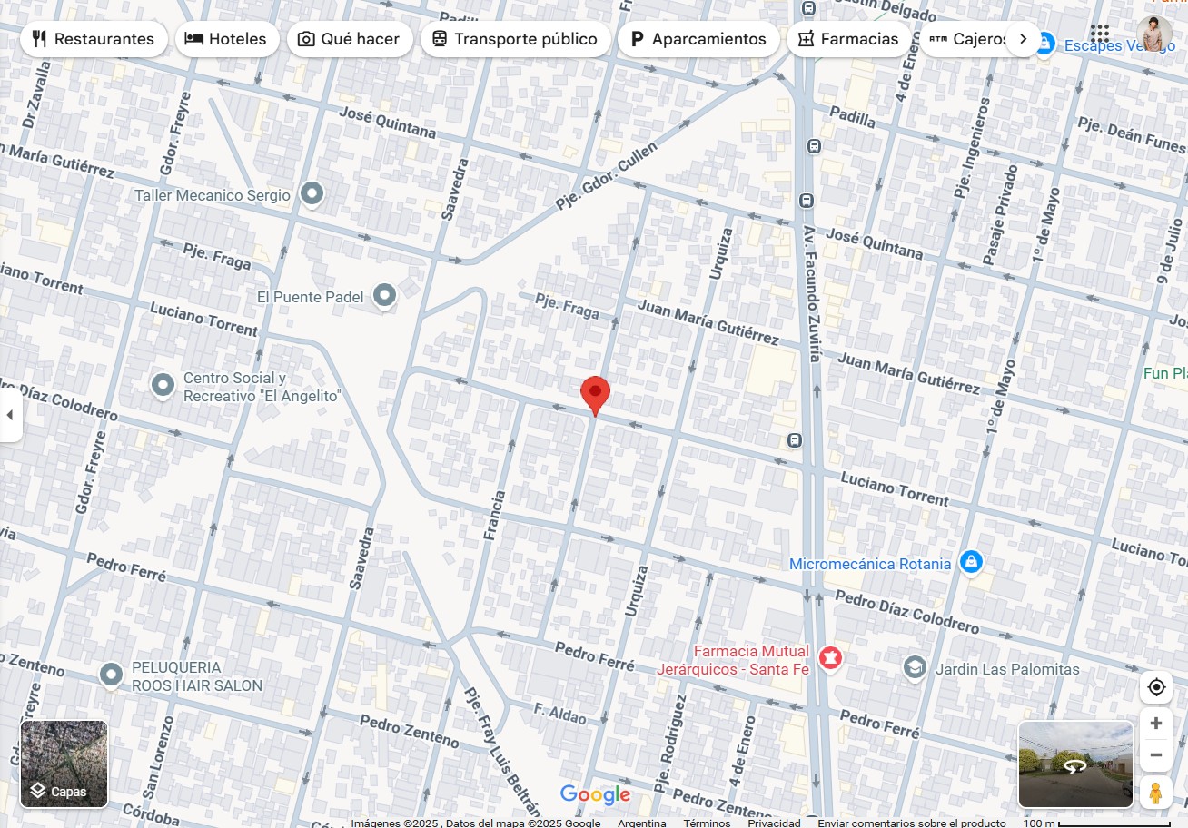 Ubicacion Luciano Torrent 3148, Santa Fe